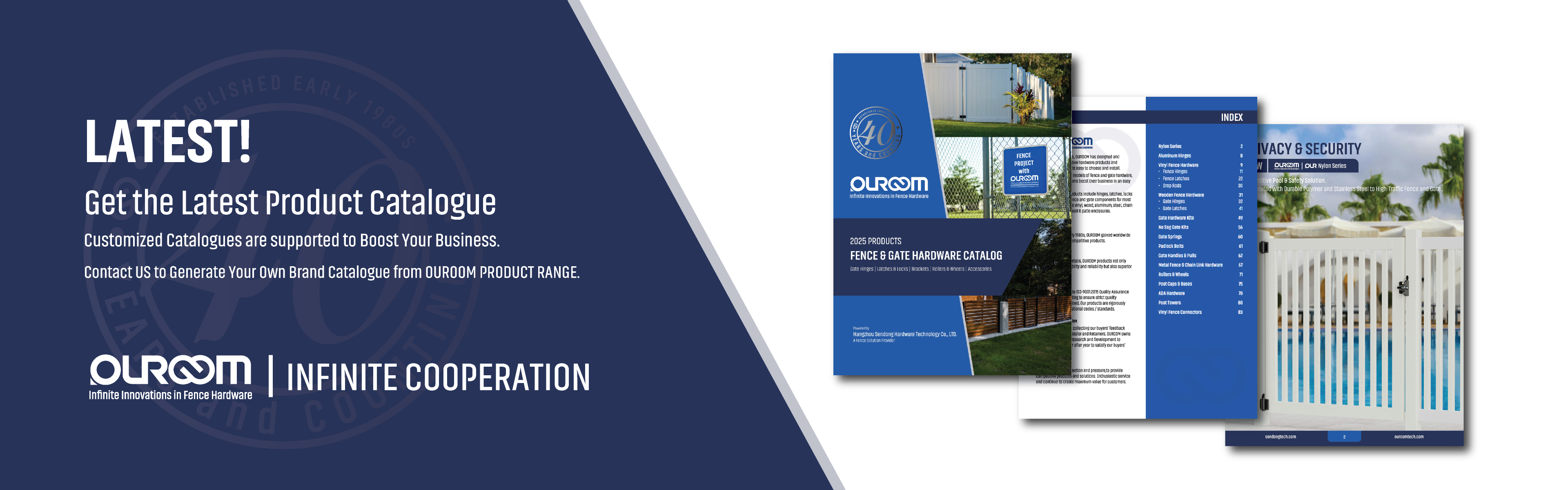 OUROOM Fence Hardware Catalogue